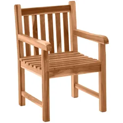 Möbilia »Vintage« Gartensessel Teakholz / 60 x 92 x 63 cm