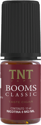 TNT Vape Booms Classic Liquido Pronto 10ml Tabacco Vaniglia