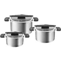 Tescoma Topfset COMPACT, 6 St., Pfannenset + Topfset, Silber