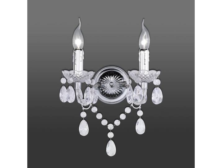 Reality Leuchten Wandleuchte PERDITA, dimmbar, klar / transparent, für Wohn- / Esszimmer, Metall, Modern