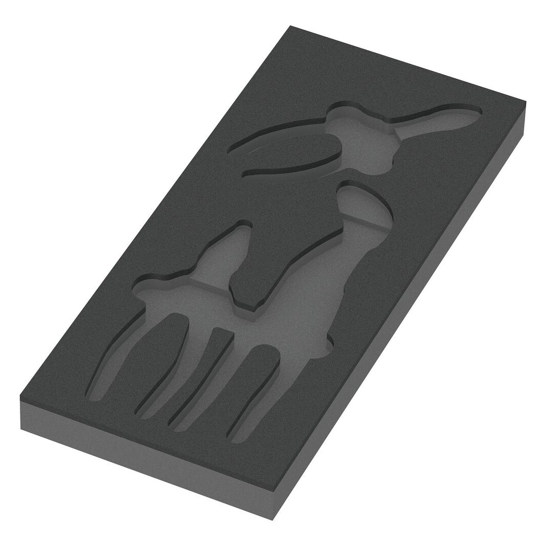 Wera 9880 Schaumstoffeinlage KNIPEX Zangen Set 1 (05137380001)