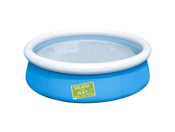 Piscine enfant ronde plastique argent 152 x 152