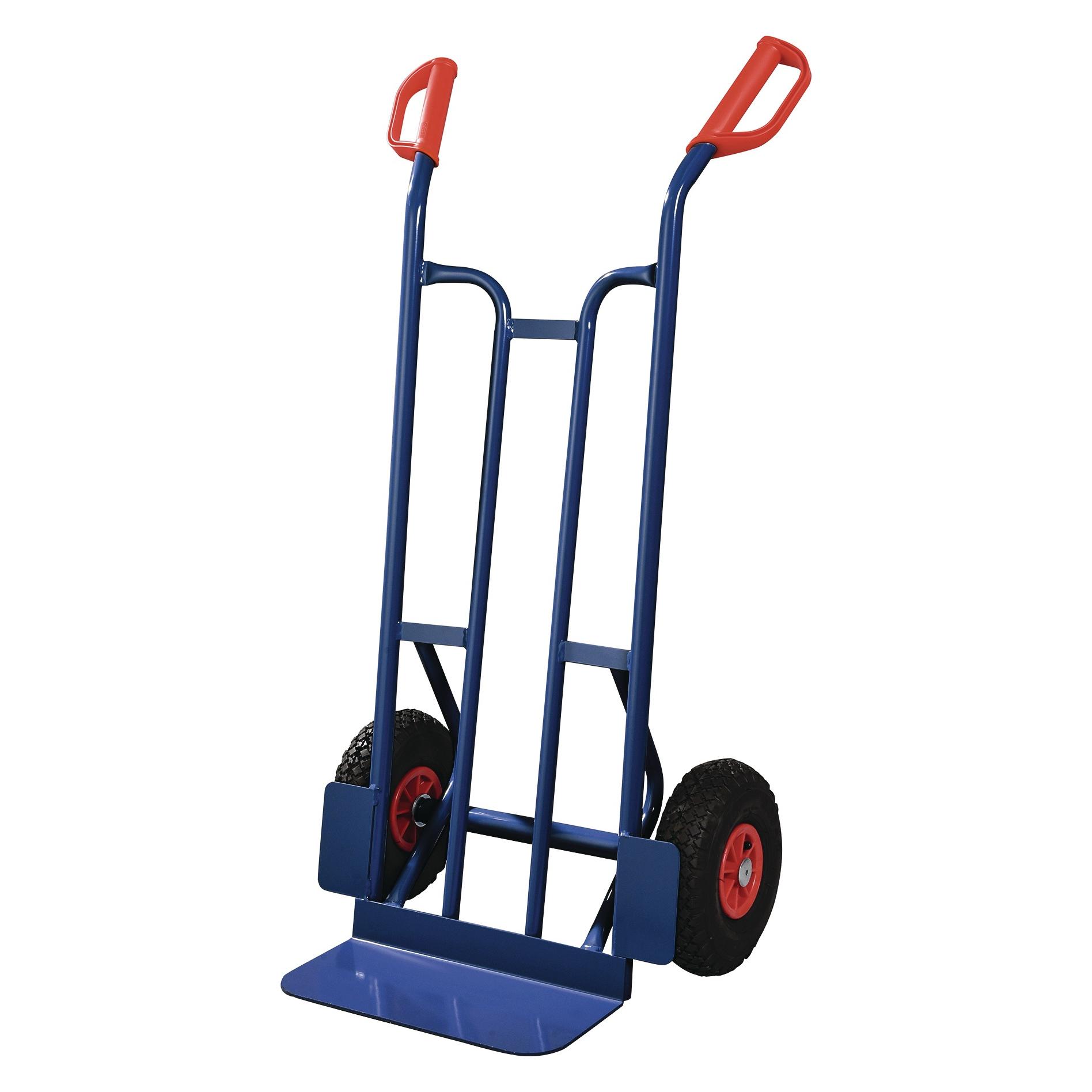 Nordwest Handel AG Sackkarre H.1150mm Schaufel-L150xB400mm Luft-Bereifung Trgf.250kg blau TECWERK (250 kg) (2000443049)