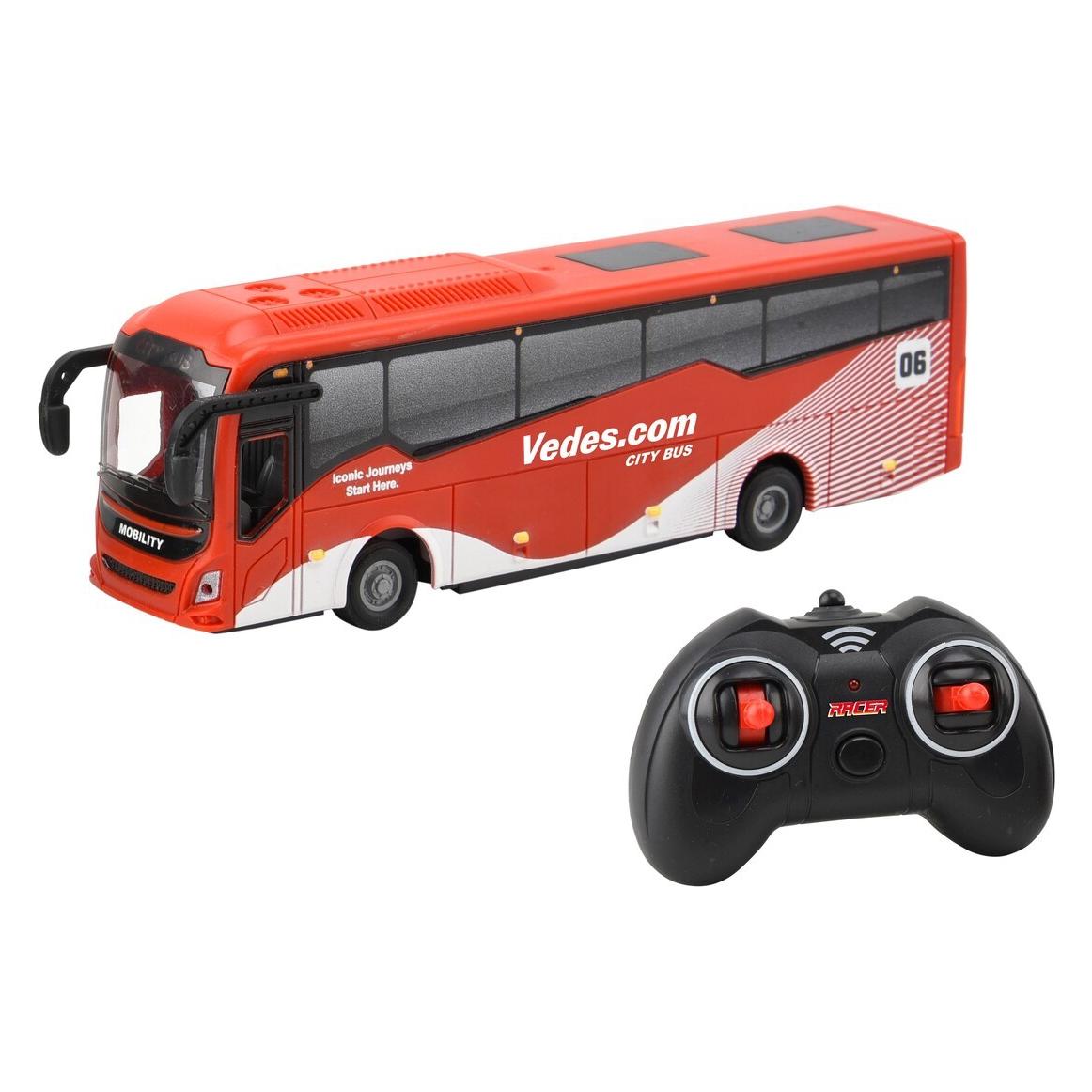 Racer R/C Bus mit Licht, 2.4 Ghz, 1:64 (0033802650)