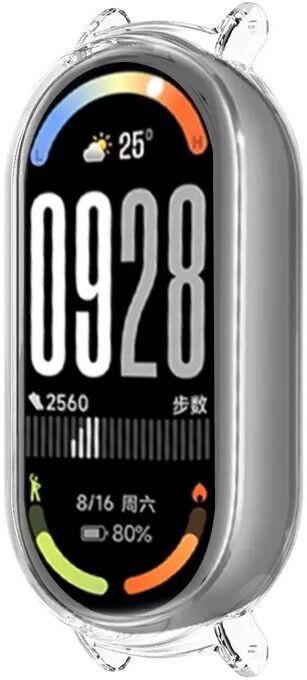 INF Transparente Schutzhülle kompatibel mit Xiaomi Band 10 Keramik Edition – PC-Schutz vor Stößen und Staub