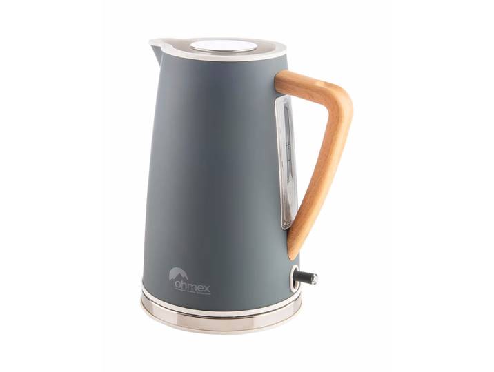 Ohmex OHM-KTL-1117 Wasserkocher Design nordisch – grau