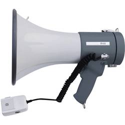 SpeaKa Professional ER-66S Megaphon mit Handmikrofon, mit Haltegurt, integrierte Sounds SP-1221224