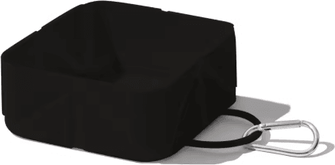 Inspire Picks FoldEase Collapsible Pet Travel Bowl Portable Silicone Dog & Cat Food & Water Bowl black