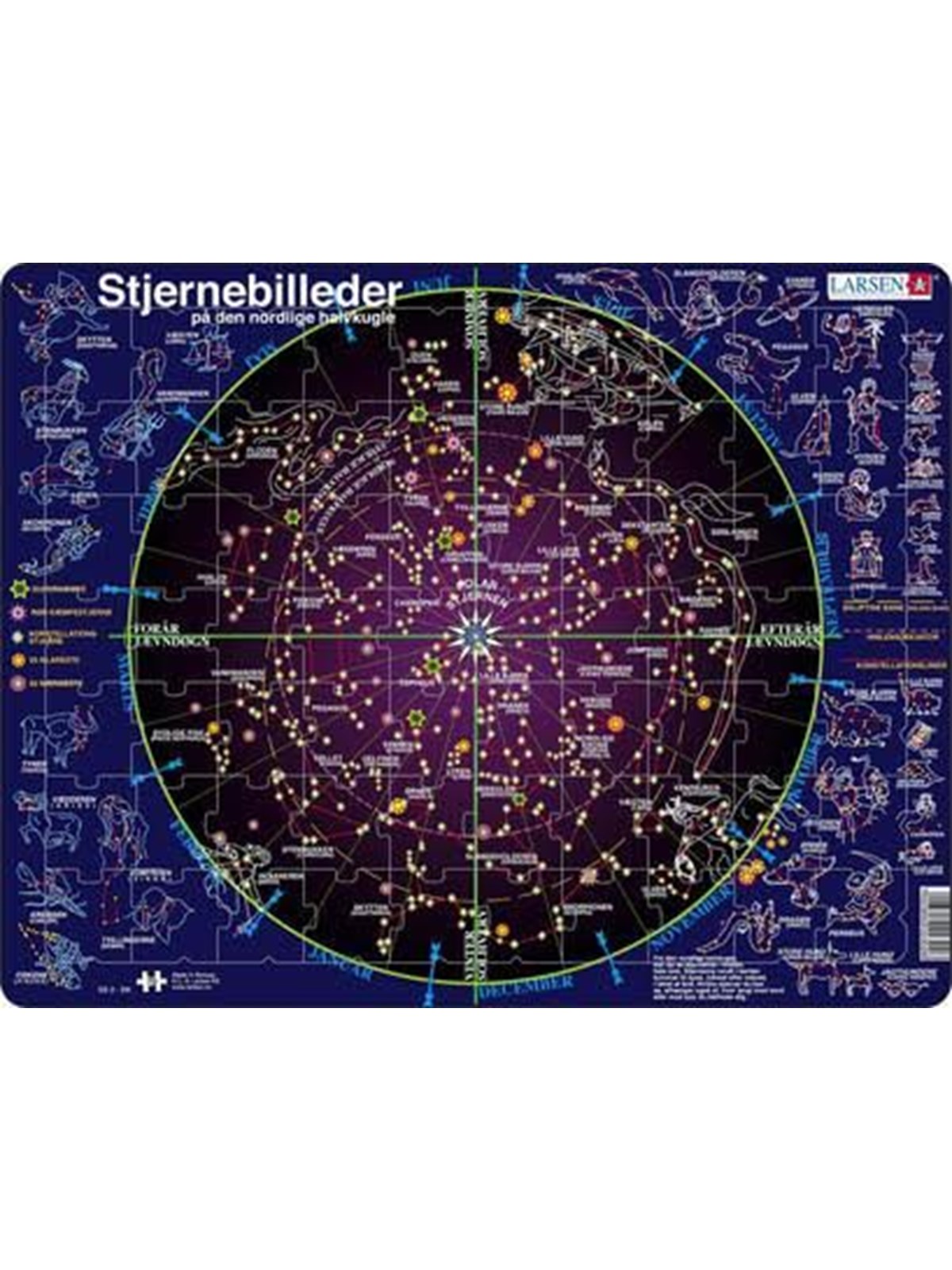 Larsen Puzzles Puzzle Constellations - 70 pieces Maxi (36.5x28.5 cm) 2D Puzzles