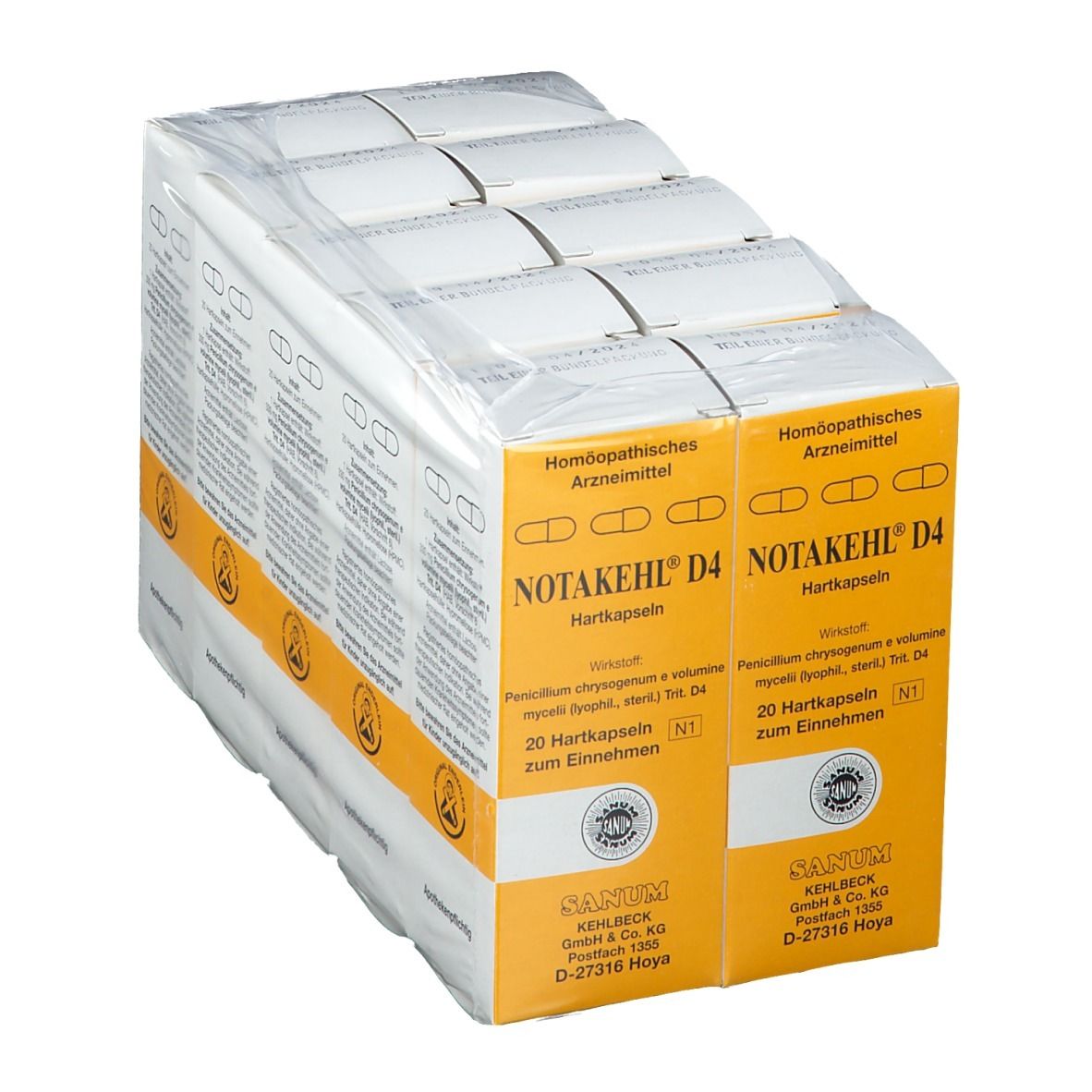 Notakehl D 4 Kapseln 10x20 St