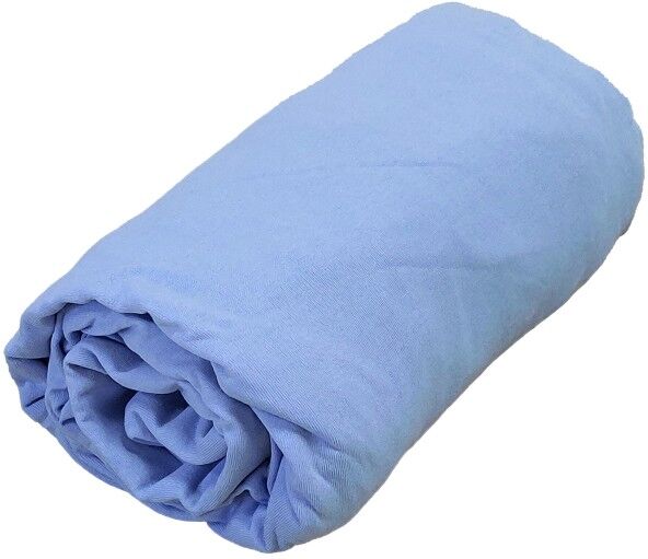 Tradilinge Drap housse jersey 100% coton BLEU