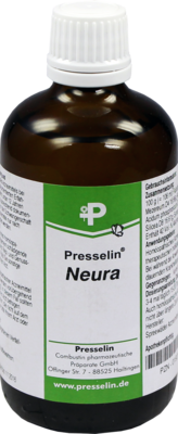 COMBUSTIN Pharmazeutische Präparate GmbH PRESSELIN Neura Tropfen zum Einnehmen 100 ml 01921222