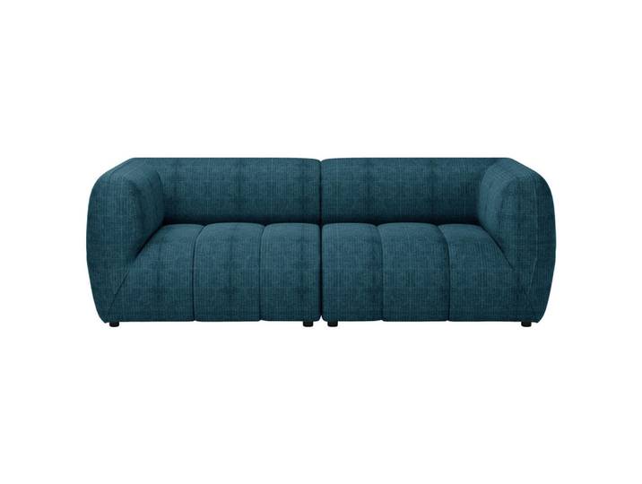 Mid.you Sofa, Petrol, Holz, Kiefer, Hartholz, 3-Sitzer, 240x80x95 cm, Made in EU, Wohnzimmer, Sofas & Couches, Sofas