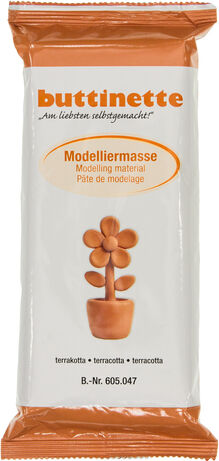 buttinette Modelliermasse, terrakotta, 1 kg