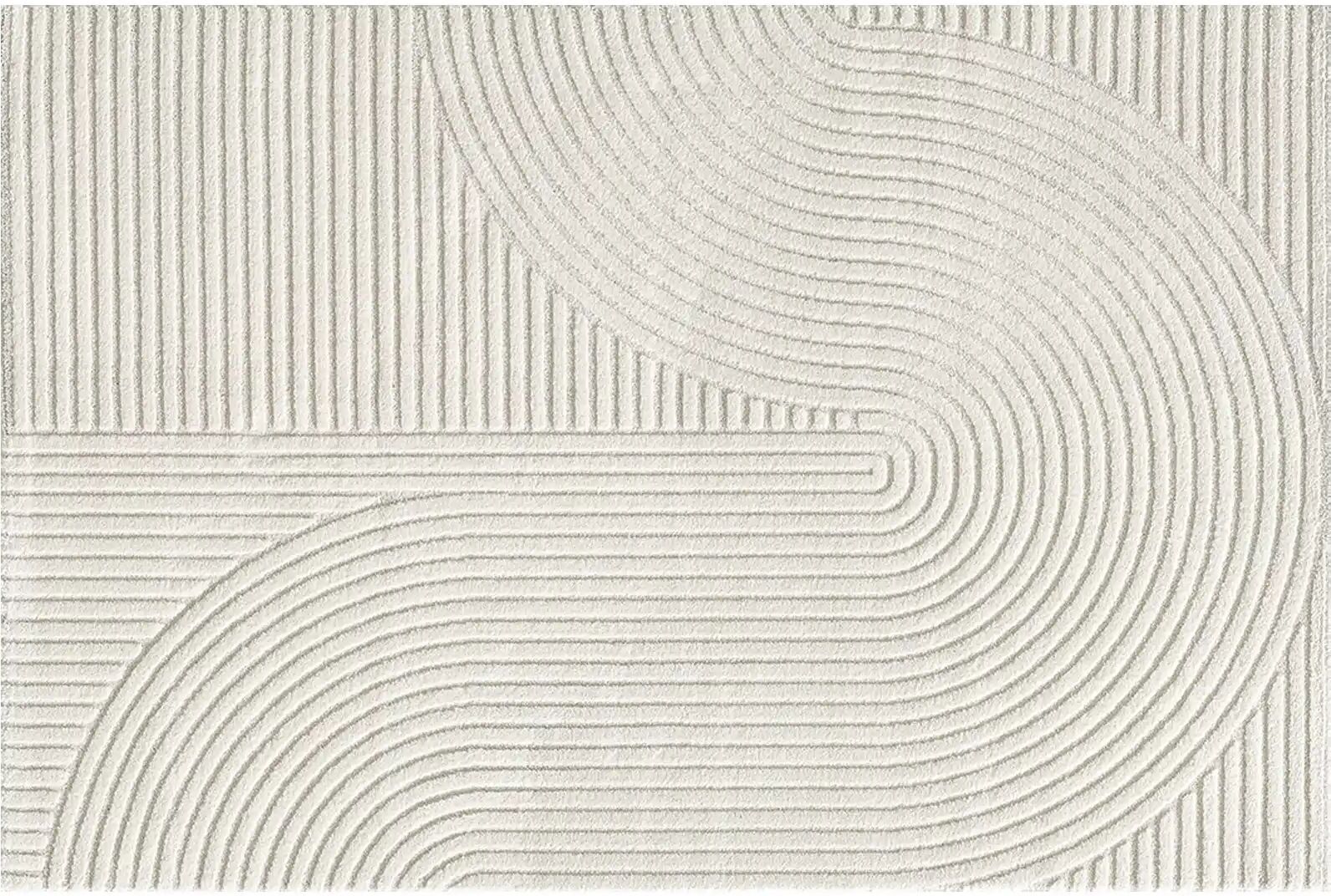 Höffner Webteppich  Elio ¦ creme ¦ Synthetische Fasern ¦ Maße (cm): B: 120 H: 1,4