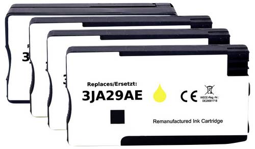 Renkforce Druckerpatrone ersetzt HP 963XL, 3JA30AE, 3JA27AE, 3JA28AE, 3JA29AE Kompatibel Kombi-Pack Schwarz, Cyan, Magenta, Gelb