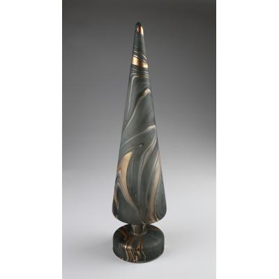 Dekobaum AM DESIGN "Dekofigur aus Glas", grau, H:36cm Ø:9cm, Glas, Dekofiguren, ØxH: 9x36 cm