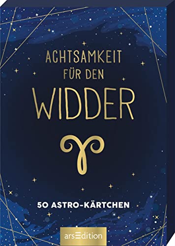 Achtsamkeit für den Widder: 50 Astro-Kärtchen Astrologie im Spielkartenformat für die Handtasche - Preis vom 09.10.2026 07:28:09 h
