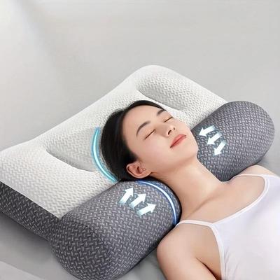 Breathable Knitted Neck Support Pillow Suitable For All Seasons Soft Sleep Traction Pillow Breathable Knitted Neck Support Pillow Suitable For All Seasons Soft Sleep Traction Pillow
