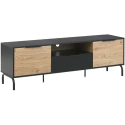 TV-MÖBEL Schwarzes, Hellbraun ITACA 41/160/52 cm