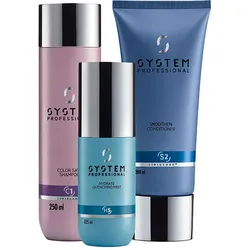575ml System Professional LipidCode Kurze Auszeit Set (Shampoo 250ml + Conditioner 200ml + Spray 125ml)