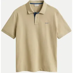 Piqué Poloshirt Beige S