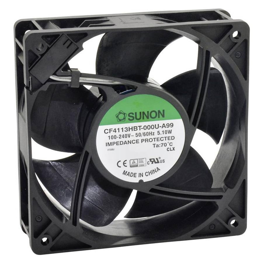 Sunon Lüfter 230V 120x38 K S 153m³/h 40.2dBA (120 mm, 1x) (CF4113MBT-1000U-A99)