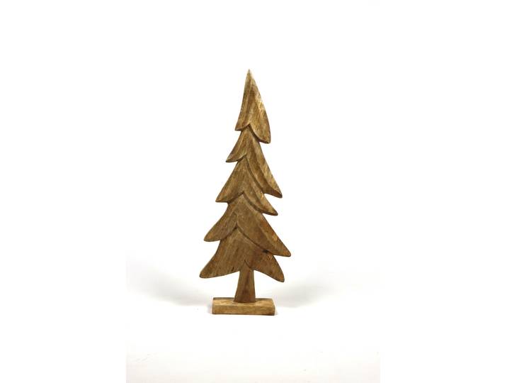Dekobaum AM DESIGN Weihnachstsdekoration aus Holz , braun, B:24cm H:62cm, Holzwerkstoff, Dekofiguren, Dekobaum, BxH: 24x62 cm