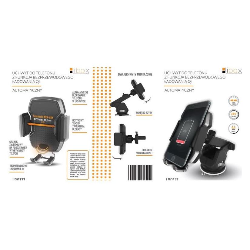 Libox Automatischer Autohalter Qi LB0177 (Qi LB0177)