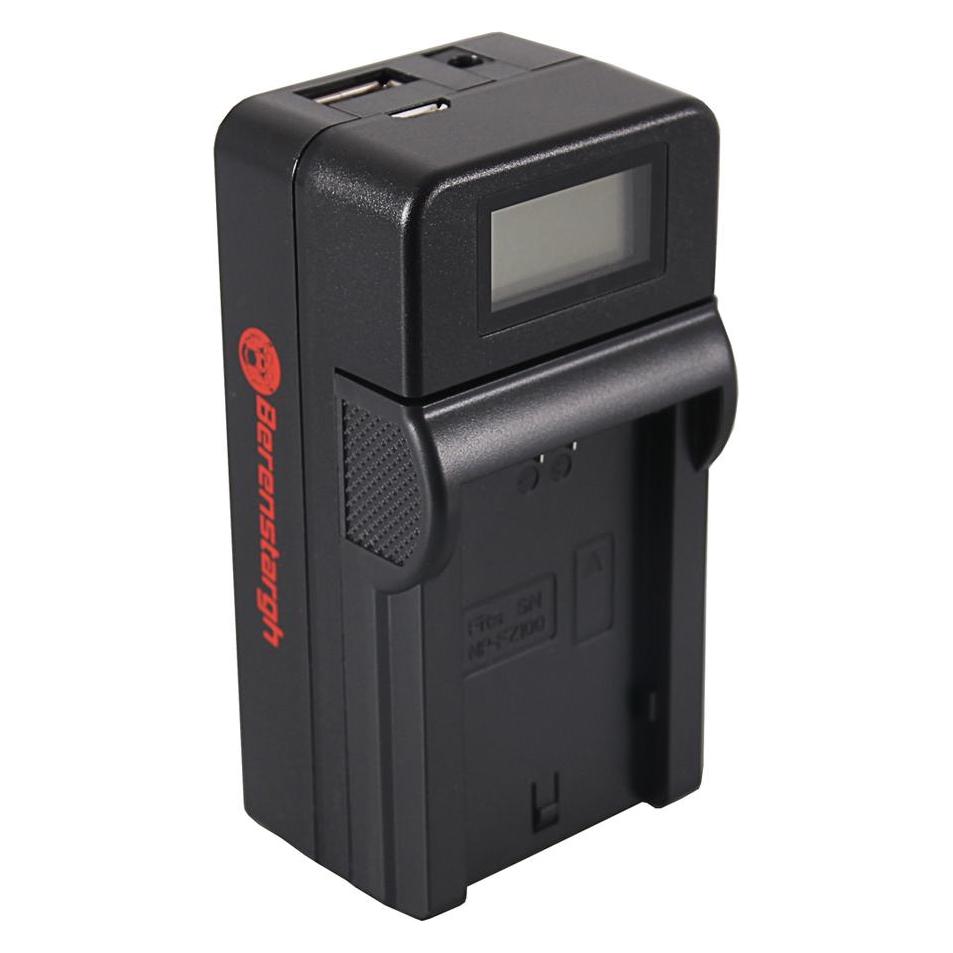 Berenstargh Synchron USB Ladegerät f. Sony A7 III, A7M3, Alpha 7 III, A7 R III, A7RM3, Alpha 7 R III (Kamera Akku Ladegerät) (61064187)