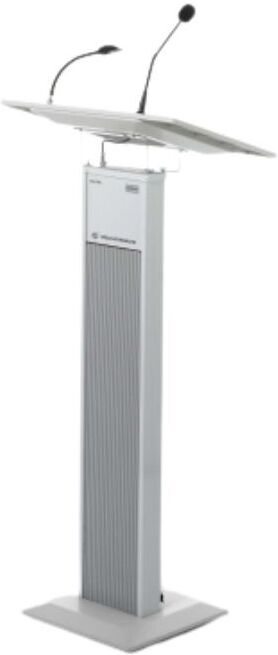 Rondson colonne pupitre amplifiée 100W Colonne amplifiée avec microphone à col de cygne et microphone à main VHF, batterie rechargeable et lecteur