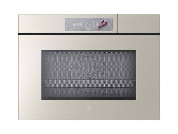 V-ZUG CombiSteamer V6000 45M PowerSteam Spiegelglas Pearl