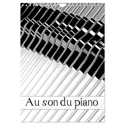 Au son du piano (Calendrier mural 2027 DIN A4 horizontal), CALVENDO calendrier mensuel