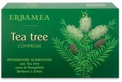 ERBAMEA Srl Tea Tree 30 Compresse - Integratore Naturale a Base di Tea Tree Oil