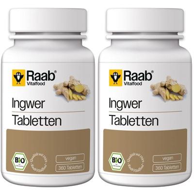Raab Vitalfood Ingwer Bio Tabletten 2x 2x360 St