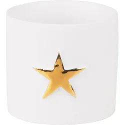 Star Kerzenständer gold, 2 St.