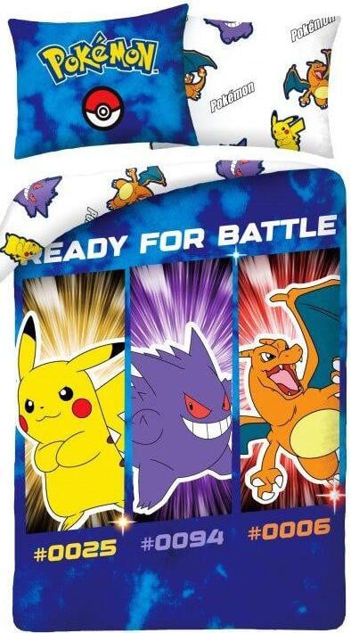 Pokémon dekbedovertrek Ready for Battle voor volwassenen, 140 x 200 cm