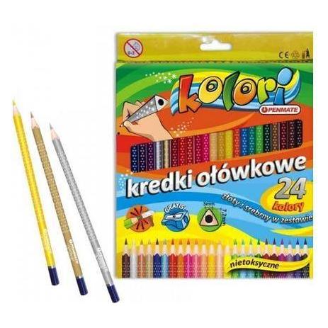 Penmate Kredki oĹ'Ăłwkowe Kolori 24 kolory (24x) (WIKR-976743)