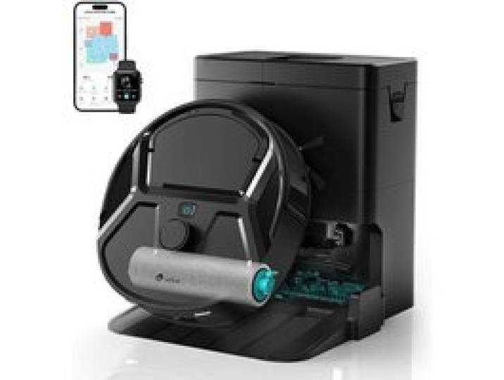 Lefant M265 Aspirateur Robot Laveur Avec Station - Ultra-Mince Compact - 23000Pa Anti-Enchevêtrement Sols Carrelés et Poils Animaux