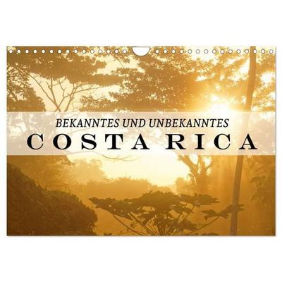 Bekanntes und Unbekanntes Costa Rica (Wandkalender 2027 DIN A4 quer), CALVENDO Monatskalender