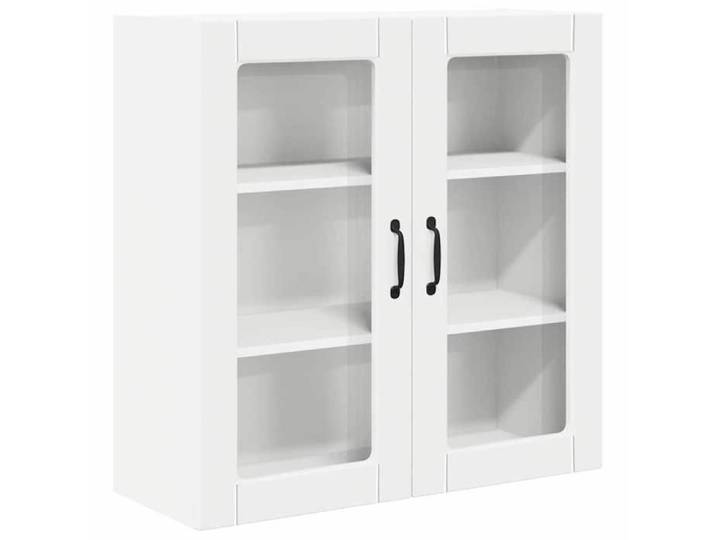 Bois Cabinet de cuisine moderne Armoire Rangement cuisine Blanc 80x31x80 cm Bois d'ingénierie CC4827