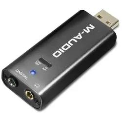 M-Audio Micro DAC (Gain-Schalter, USB-DAC), Kopfhörerverstärker