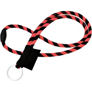Böttcher-AG Schlüsselband rot/schwarz, Textil, Schlüsselring, 45cm, Sicherheitsverschluss