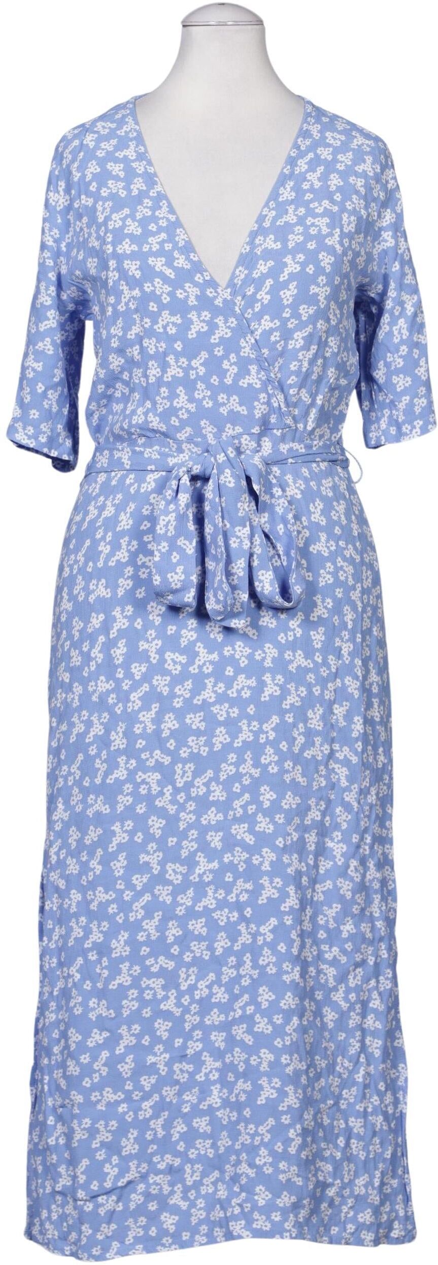 Kauf dich glucklich Damen Kleid, Hellblau, Gr. S, Viskose - Second Hand