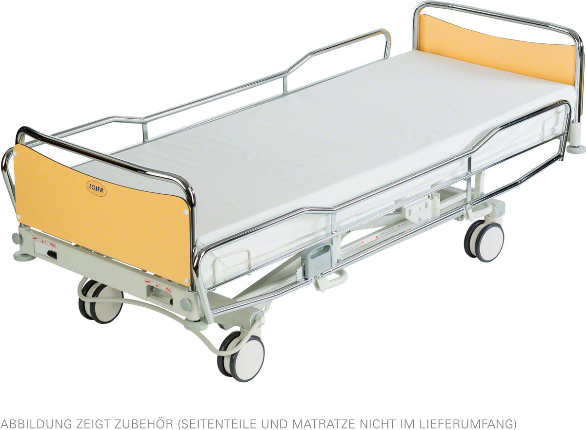 Lojer Krankenhausbett ScanAfia XS 490, Trendelenburg, Chromgestell