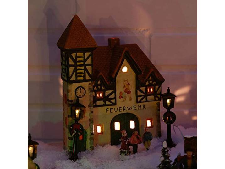 Gärtner Pötschke Miniatur-Lichthaus Feuerwehr