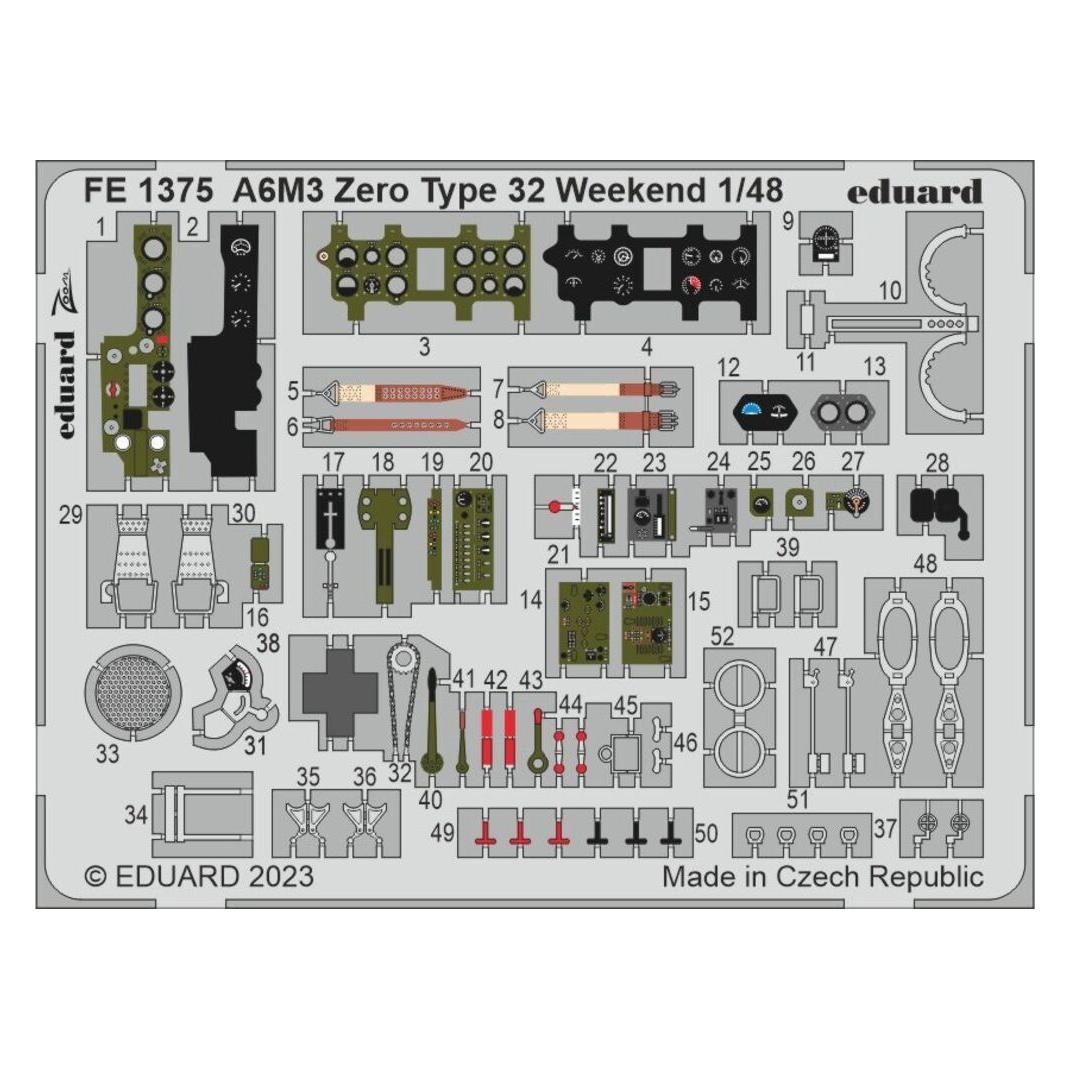 Eduard A6M3 Zero Type 32 Weekend 1/48 (FE1375)