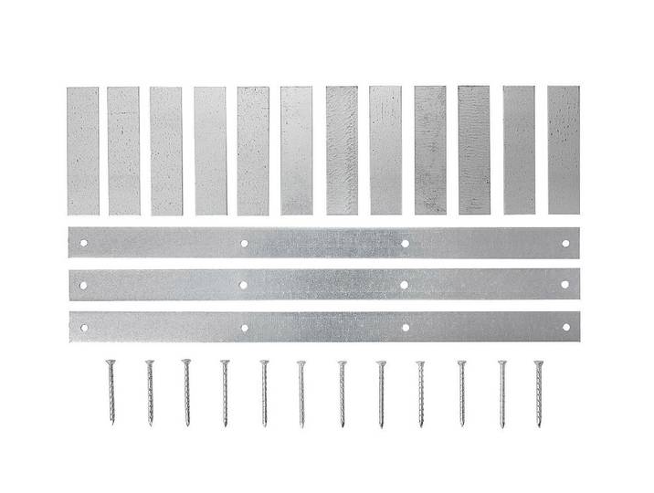Verbindungssystem Metall Grau 300 × 25 × 25 mm