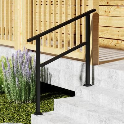 Timechee Premium Aluminum Handrail for Step Indoor Outdoor Three Size Available