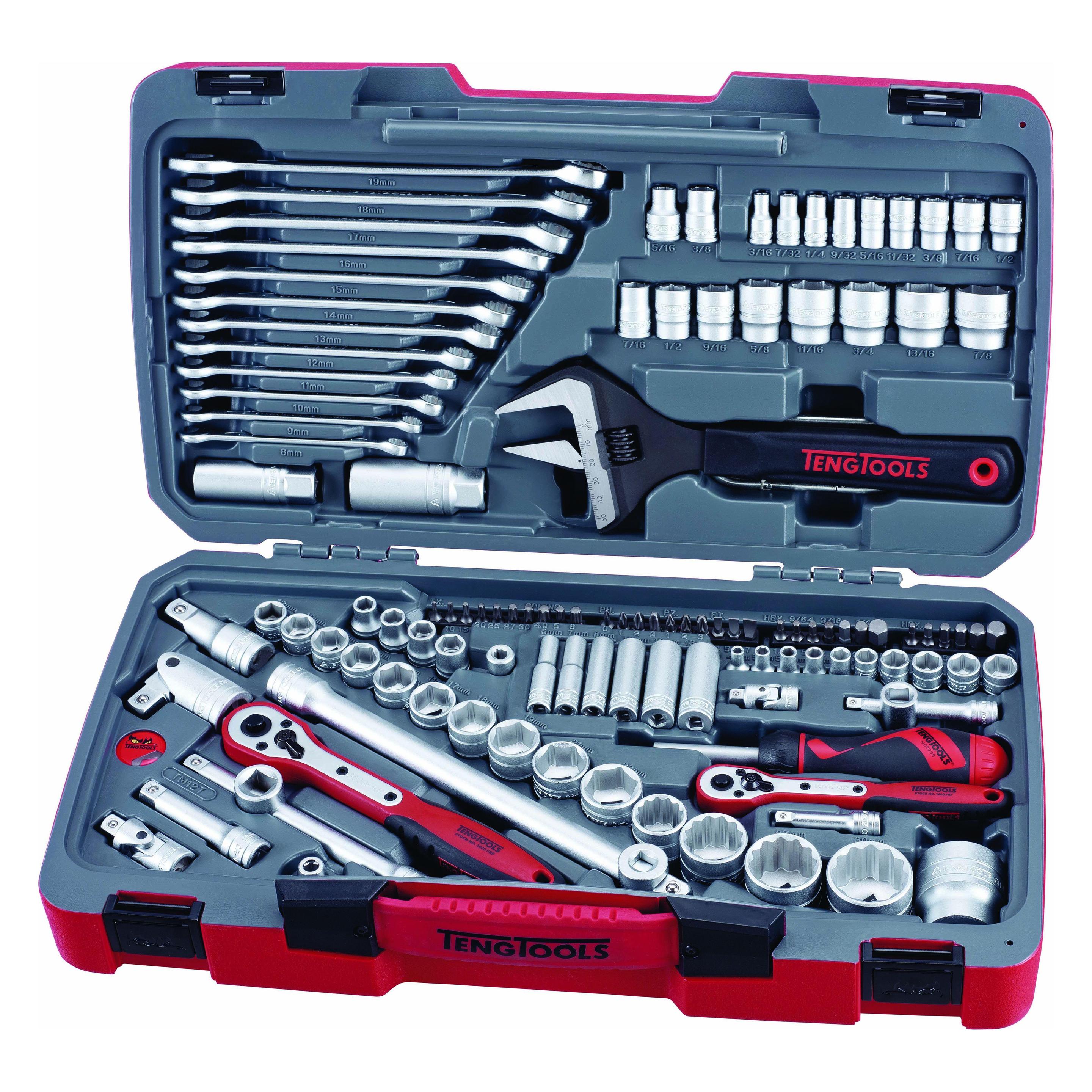 Teng Tools Tool set TM127 127 pcs. (238470108) (127 Teile) (TM127)